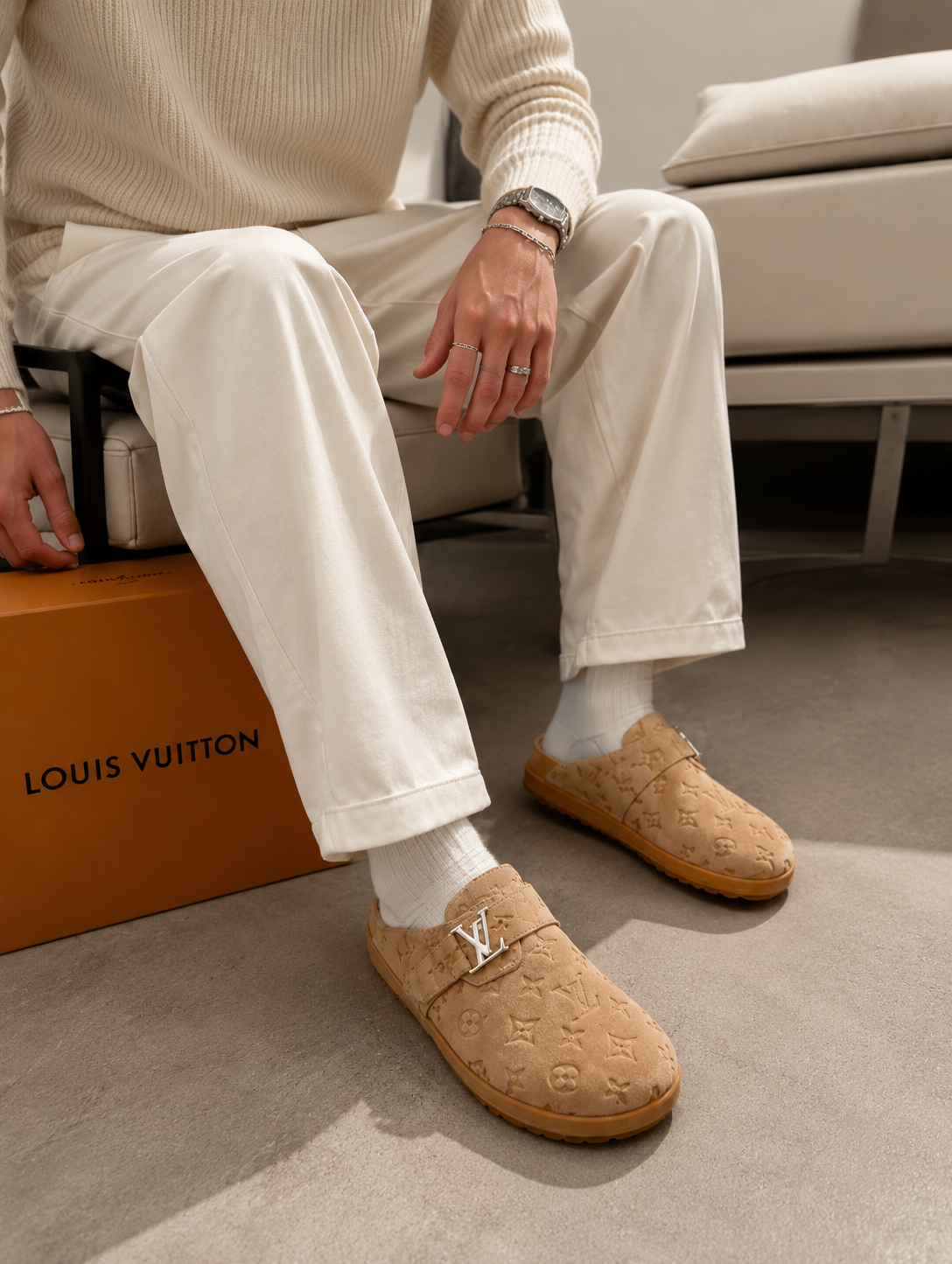 LV Monogram Mule