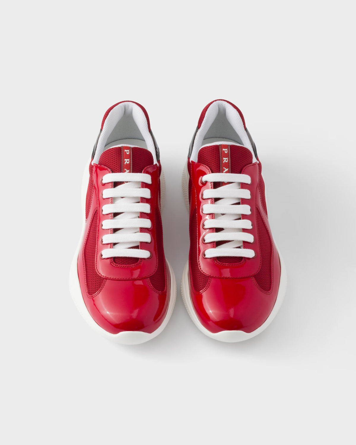 Prada Cup Sneakers – Red