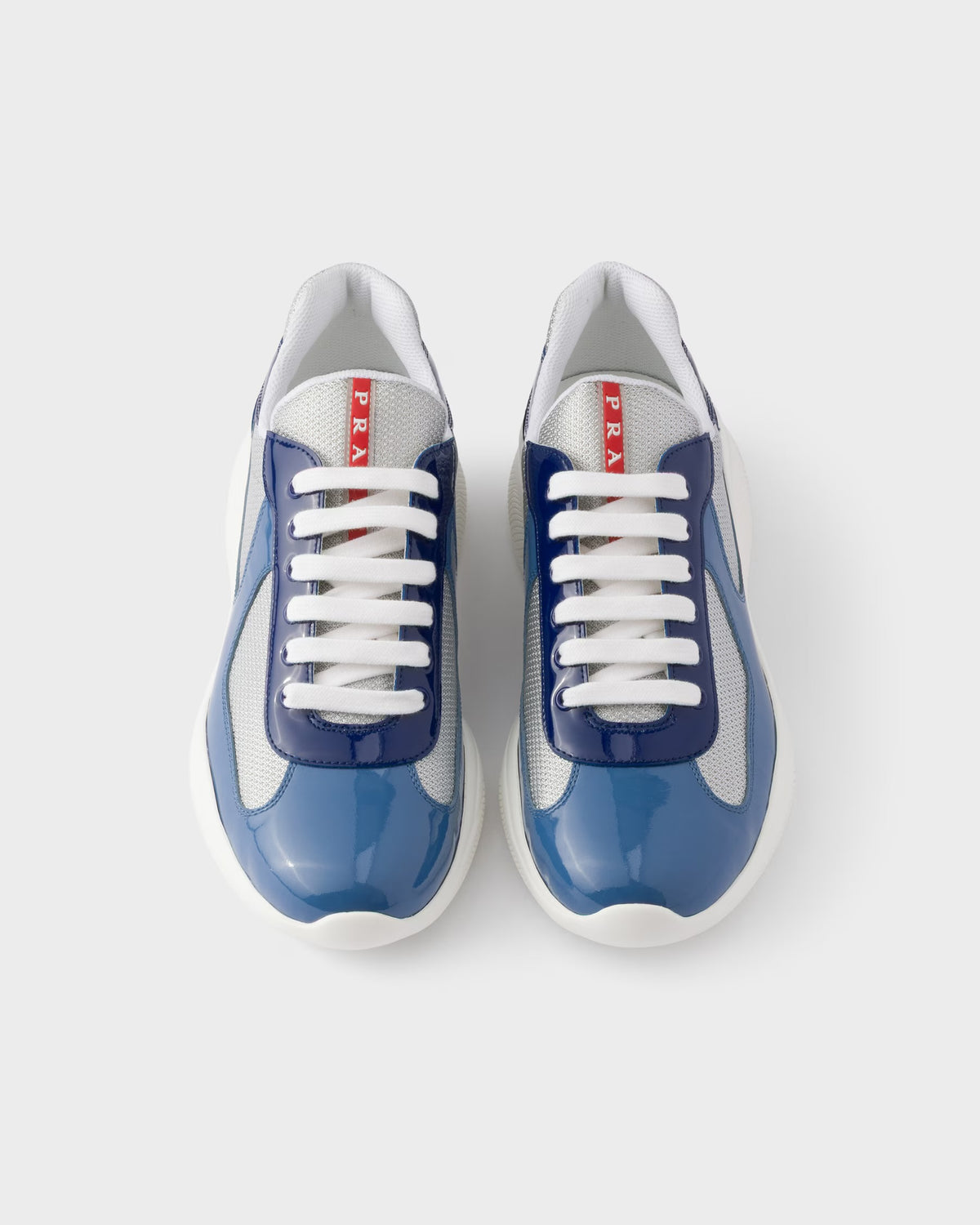 Prada Cup Sneakers – Steel Blue