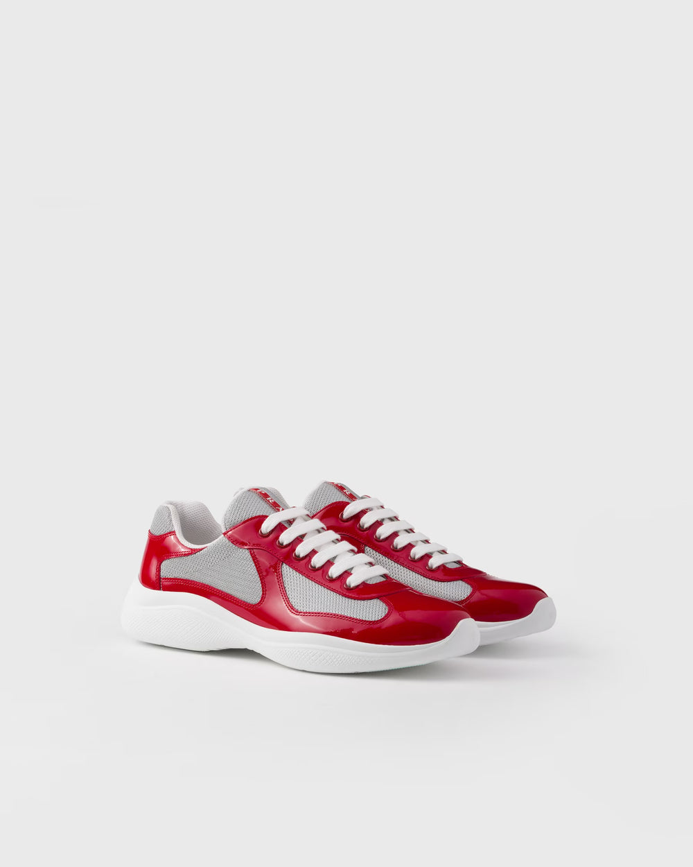 Prada Cup Sneakers – Rosso Corsa