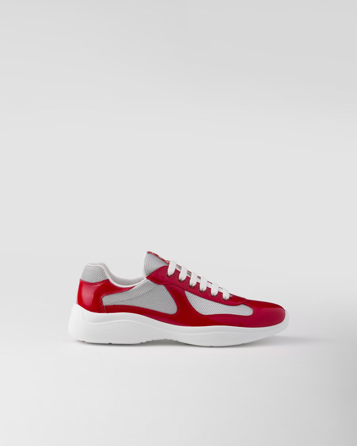 Prada Cup Sneakers – Rosso Corsa
