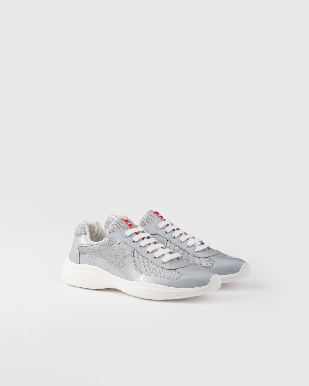 Prada Cup Sneakers – Light Grey